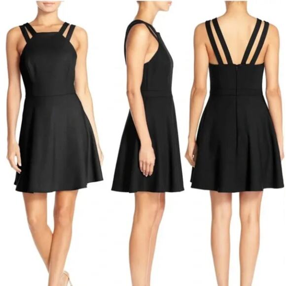 NWT French Connection Whisper Light Lula Double Strap Mini Dress Women's Size 4 - Picture 3 of 10